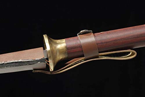 GLW Sword Chinese Sword Spear Pike Hand Forged Pattern Steel Sharp Overlord Spears #1781