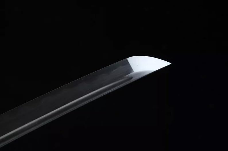 ZPGPSM Handmade Clay Tempered L6 Steel Samurai Japanese Katana Sword Hamon Full Tang, Gifts for Him, Fathers Day, Real Katana, Sharpened
