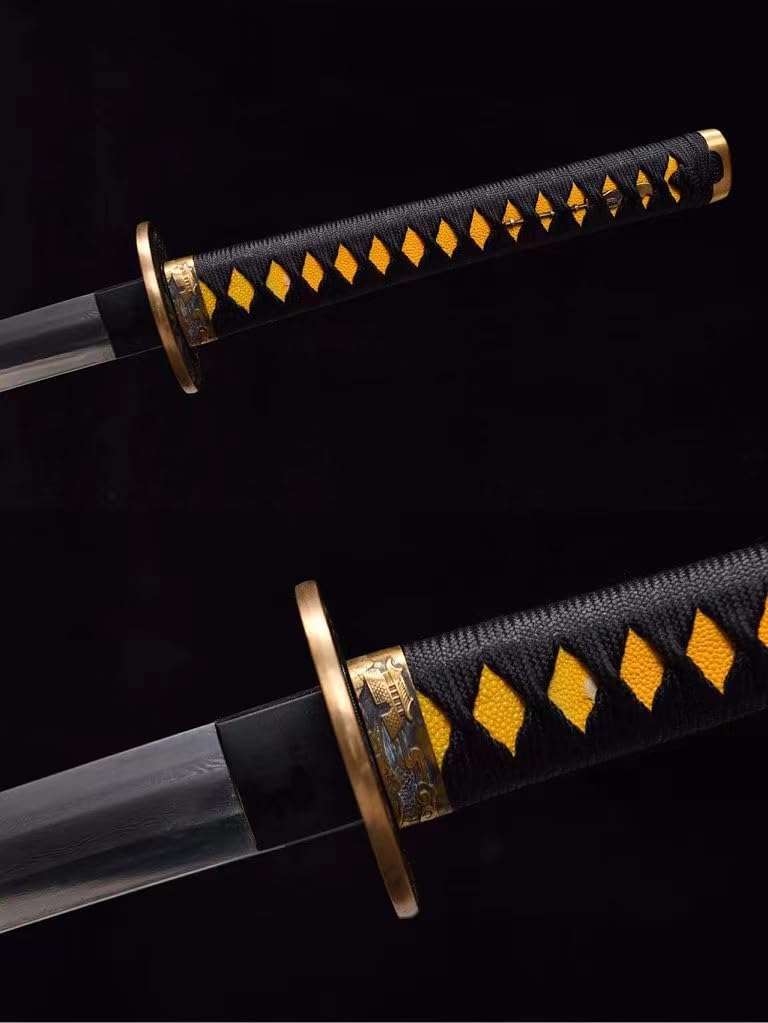 103cm,Patterned Steel,Handmade Forged,High Temperature Hardened,Japanese Katana 28, is Outdoor Sports,Defense,Martial Arts Training,Decoration,Collection,Gifts for Your Family and Friends,Best Item