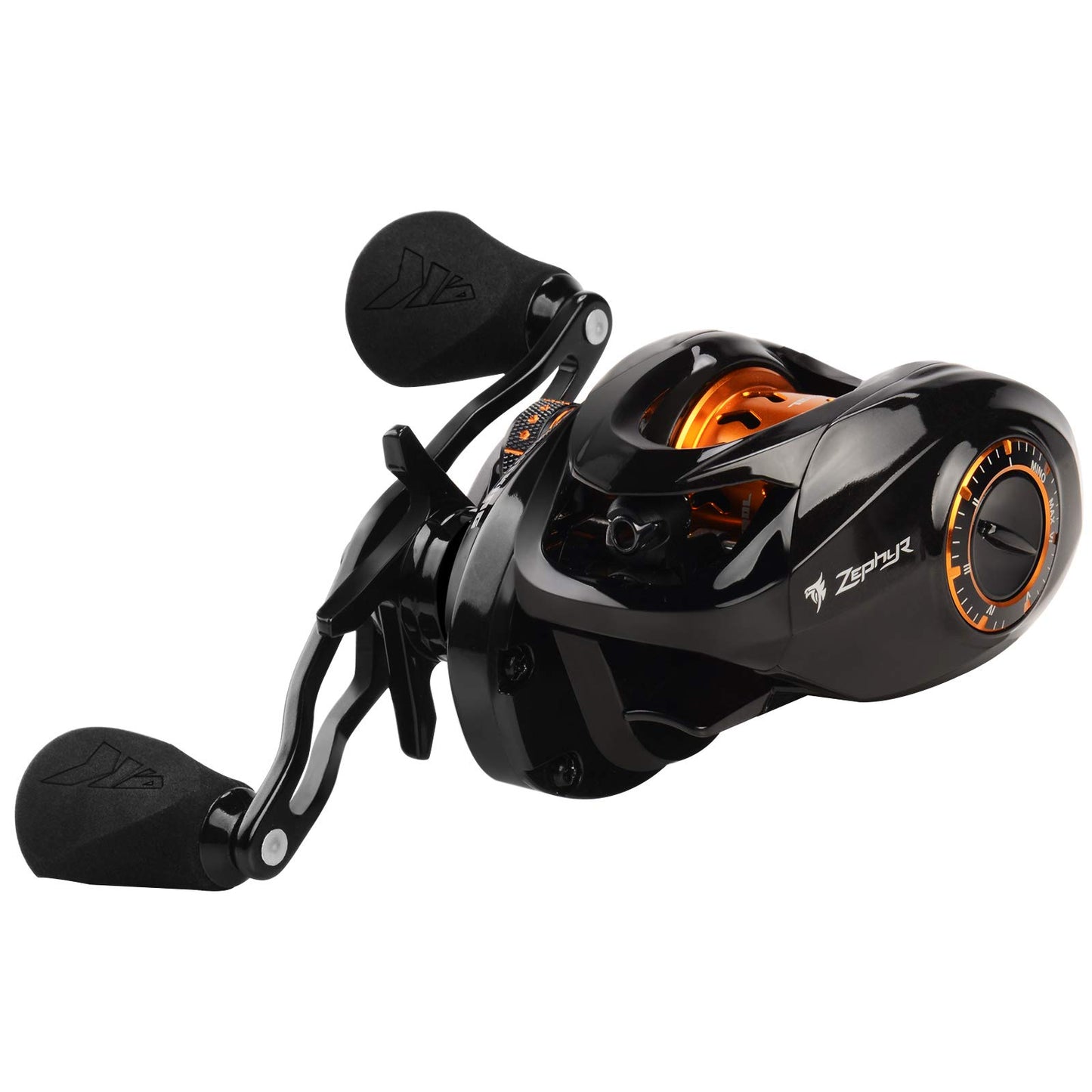 KastKing Zephyr Bait Finesse Baitcasting Reel, Carbon Fiber Fishing Reel, Drag Clicker Version, Bait Finesse Casting Reel, Right Hand