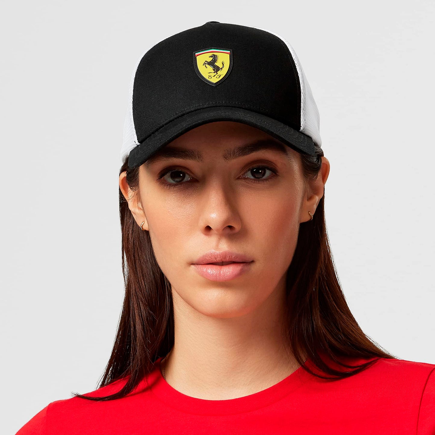 Scuderia Ferrari - Trucker Hat - Unisex - Black - Size: One Size