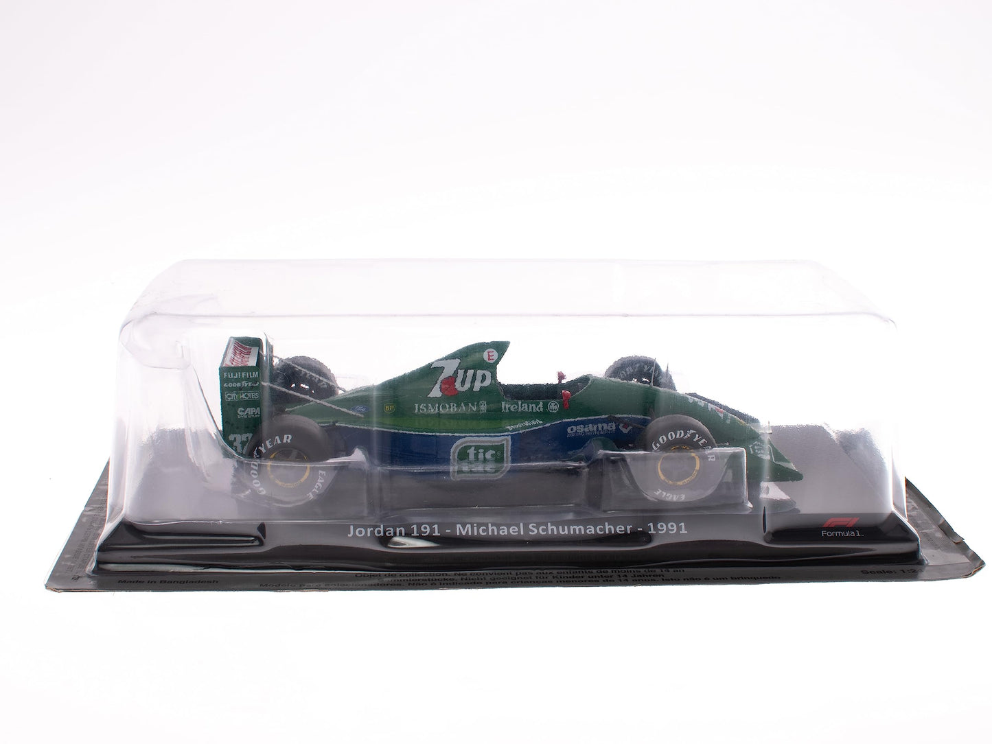 - Formula 1 car 1/24 Compatible with Jordan 191 - Michael Schumacher - 1991 - OR044