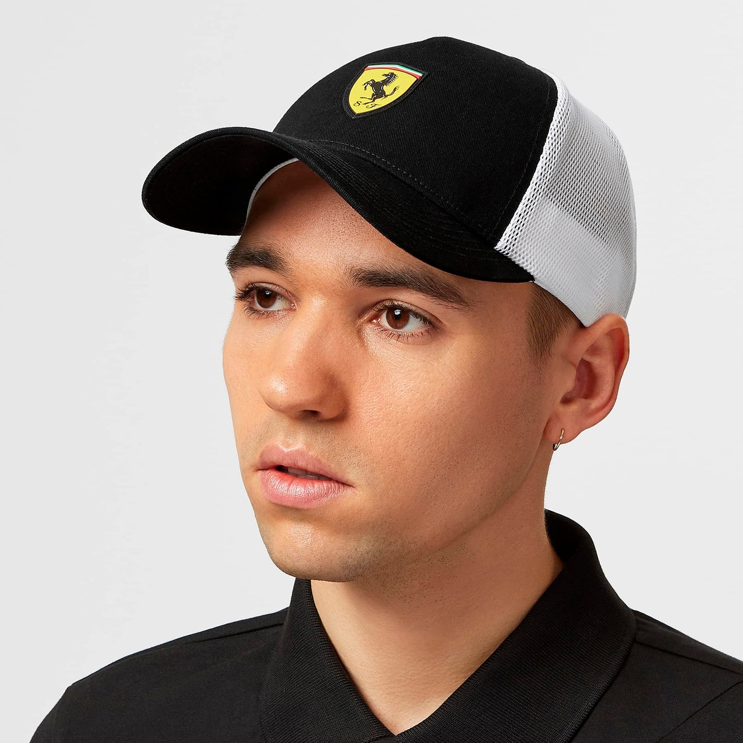 Scuderia Ferrari - Trucker Hat - Unisex - Black - Size: One Size