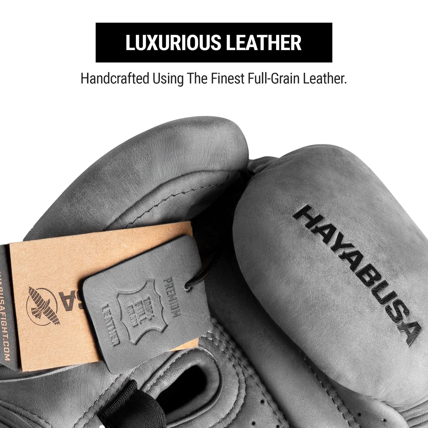 Hayabusa T3 LX Leather Boxing Gloves Men and Women for Training Sparring Heavy Bag and Mitt Work - Slate, 14 oz