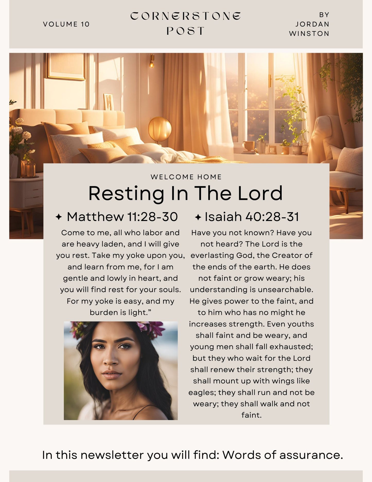 Cornerstone Post - Resting In The Lord Vol 10