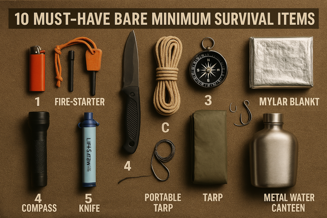 10 Must-Have Bare Minimum Survival Items (Pulled from Real-Life Scenarios)