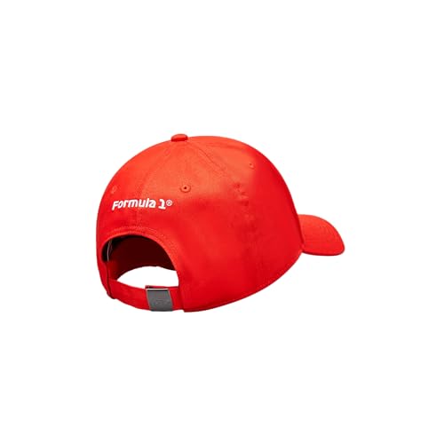 Unisex Formula 1 F1 Tech Collection Large Logo Baseball Cap, Red, One size