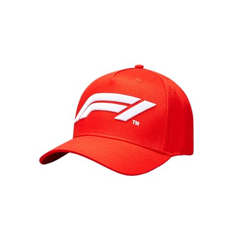 Unisex Formula 1 F1 Tech Collection Large Logo Baseball Cap, Red, One size