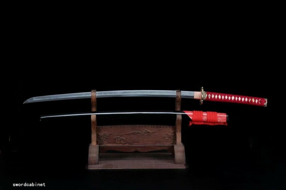 ZPGPSM Handmade Ground Muscle Steel Wood Saya Rare Katana Refined Japanese Samurai Sword Sharp