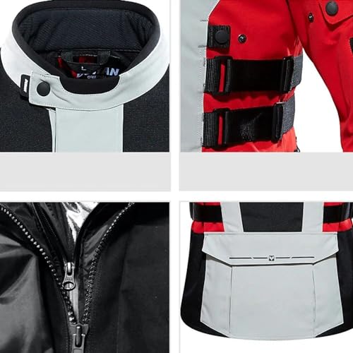 Weatherproof Heated Motorcycle Jacket Black M