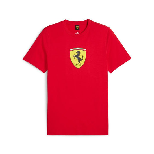 PUMA Men's Standard Scuderia Ferrari Race Shield T-Shirt, Rosso Corsa-ss24, XXL