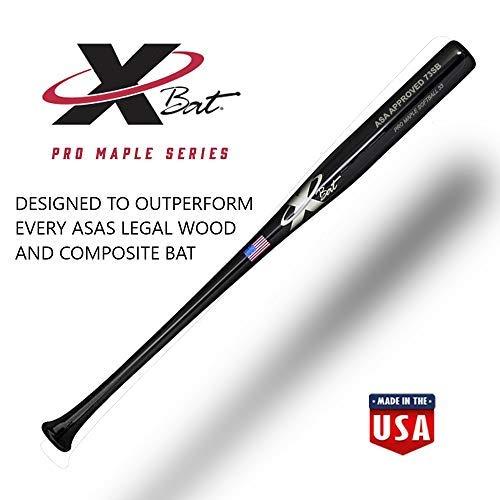 X Bats Pro Model Wood Baseball Bats (Pro Model 73 | Power and Gap Hitters, 33 Inch)