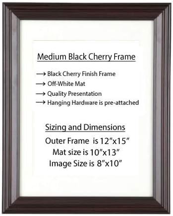 Generic Framed Dale Jr. #8 and Dale Earnhardt #3 - Side by Side - Framed Autograph Print (Black Cherry, 8x10)