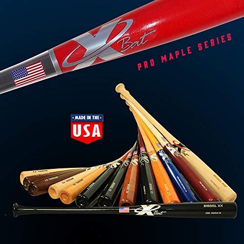 X Bats Pro Model Wood Baseball Bats (Pro Model 73 | Power and Gap Hitters, 33 Inch)