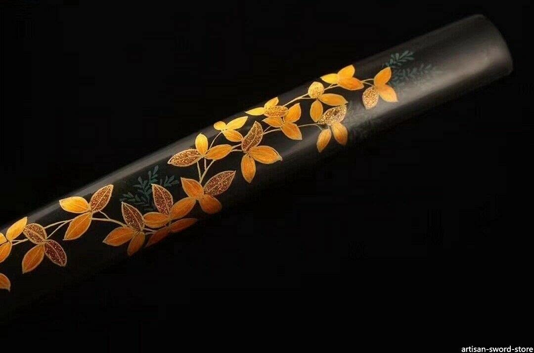 PJXC Japanese Samurai Katana Ground Muscle Steel Clay Tempered Razor Sword Sharp