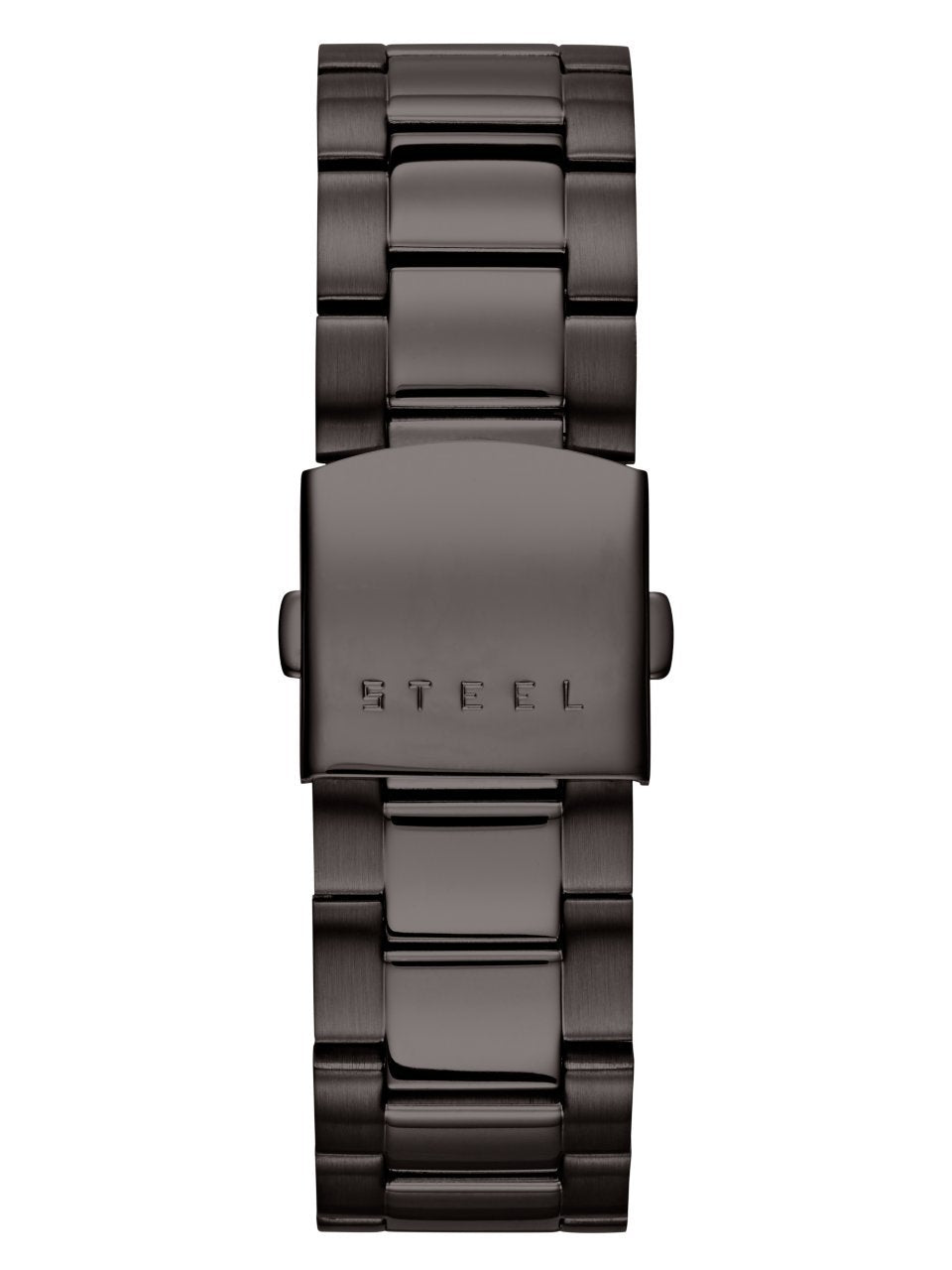 GUESS Stainless Steel Gunmetal Chronograph Bracelet Watch with Date. Color: Gunmetal (Model: U0668G2)