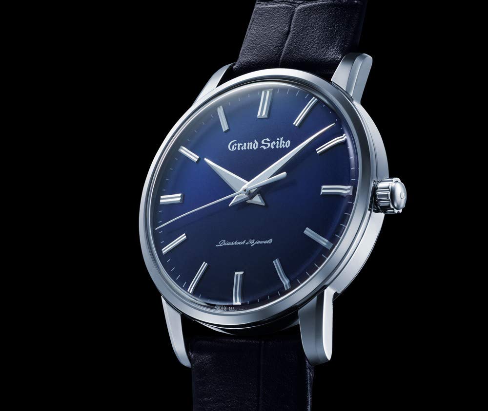 Grand Seiko Elegance Manual Wind Blue Re-Creation Watch, SBGW259