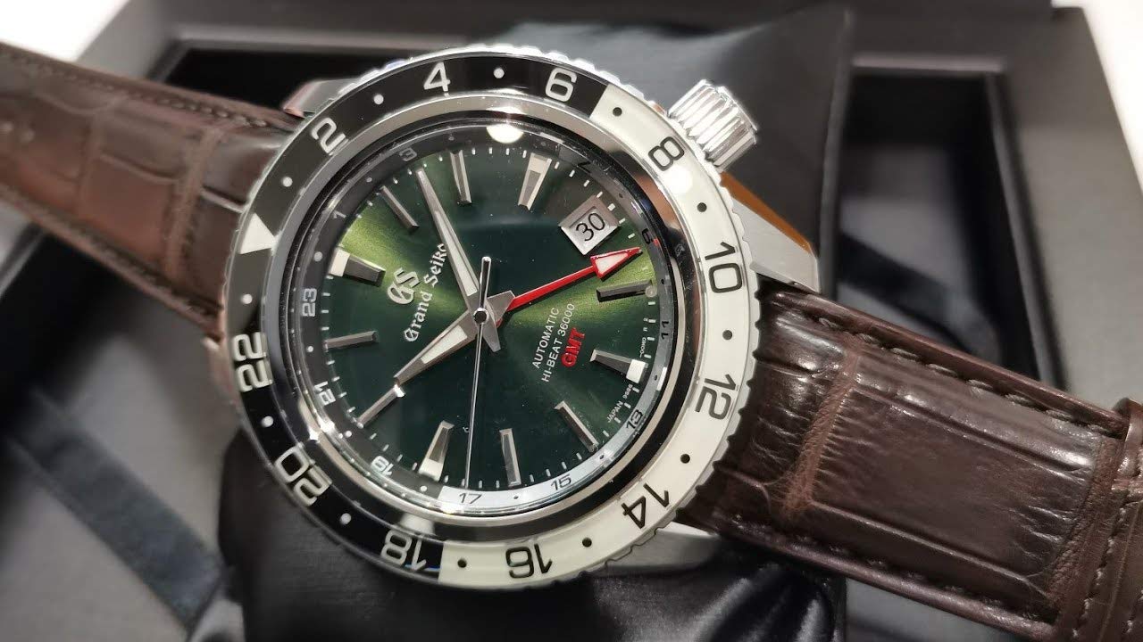 Grand Seiko Mechanical Hi-Beat 36000 GMT Triple Time Zone SBGJ239