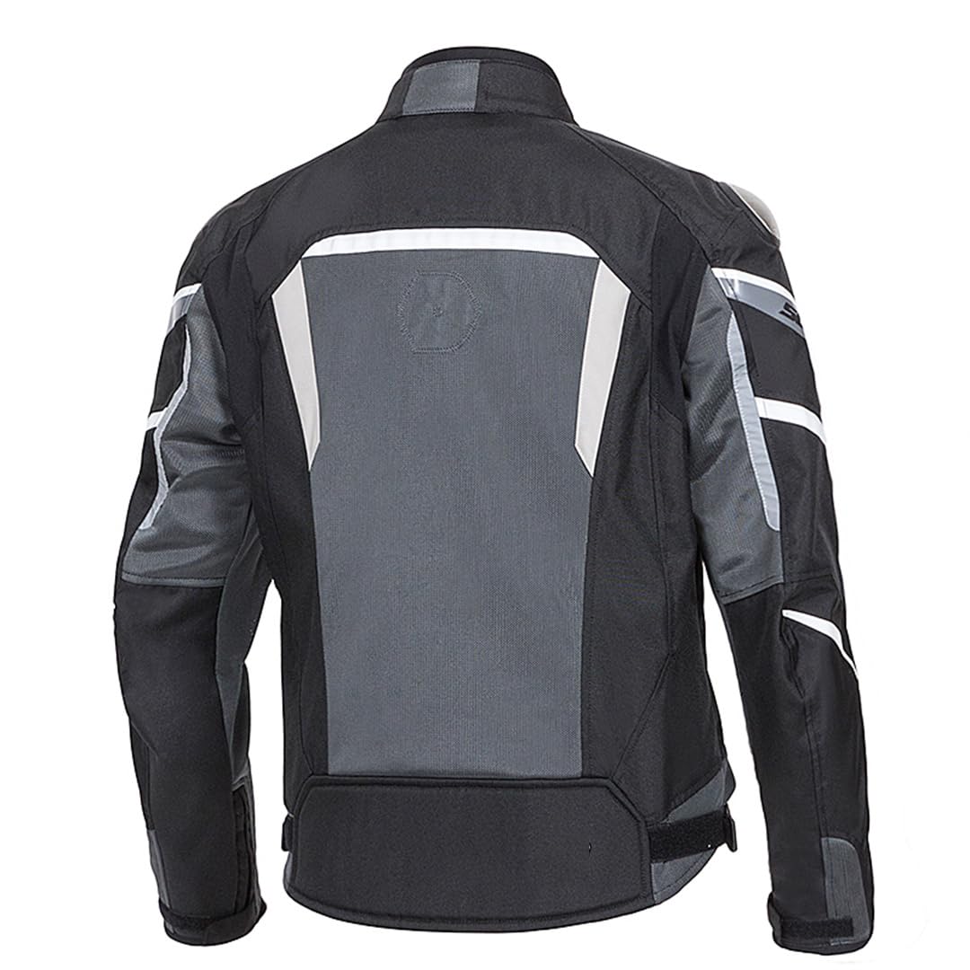 Man Breathable Motorcycle Jacket Moto Riding Jacket Abrasion Resistant Reflective Motocross Protective Gear JK103 Set BK OE L