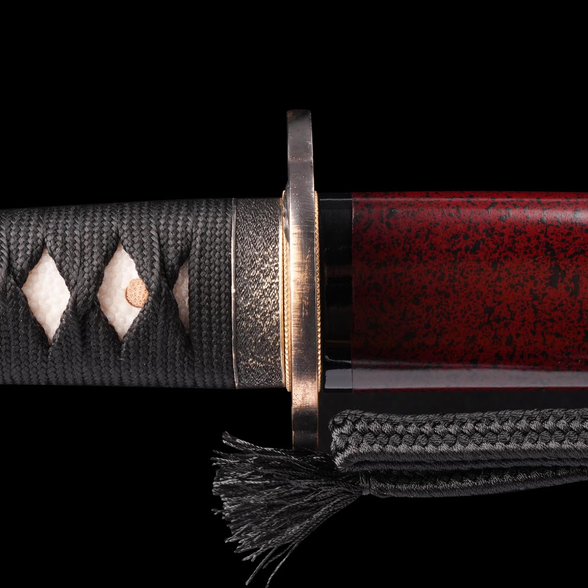 ShadowDancer Handmade Full Tang Katana Sword - Authentic Dojo Tyrannosaurus 9260 Steel Shinogi Zukuri Katana, Clay Temper, and Sharp Edge, Perfect for Iaido, Martial Arts Practitioners, and Collectors