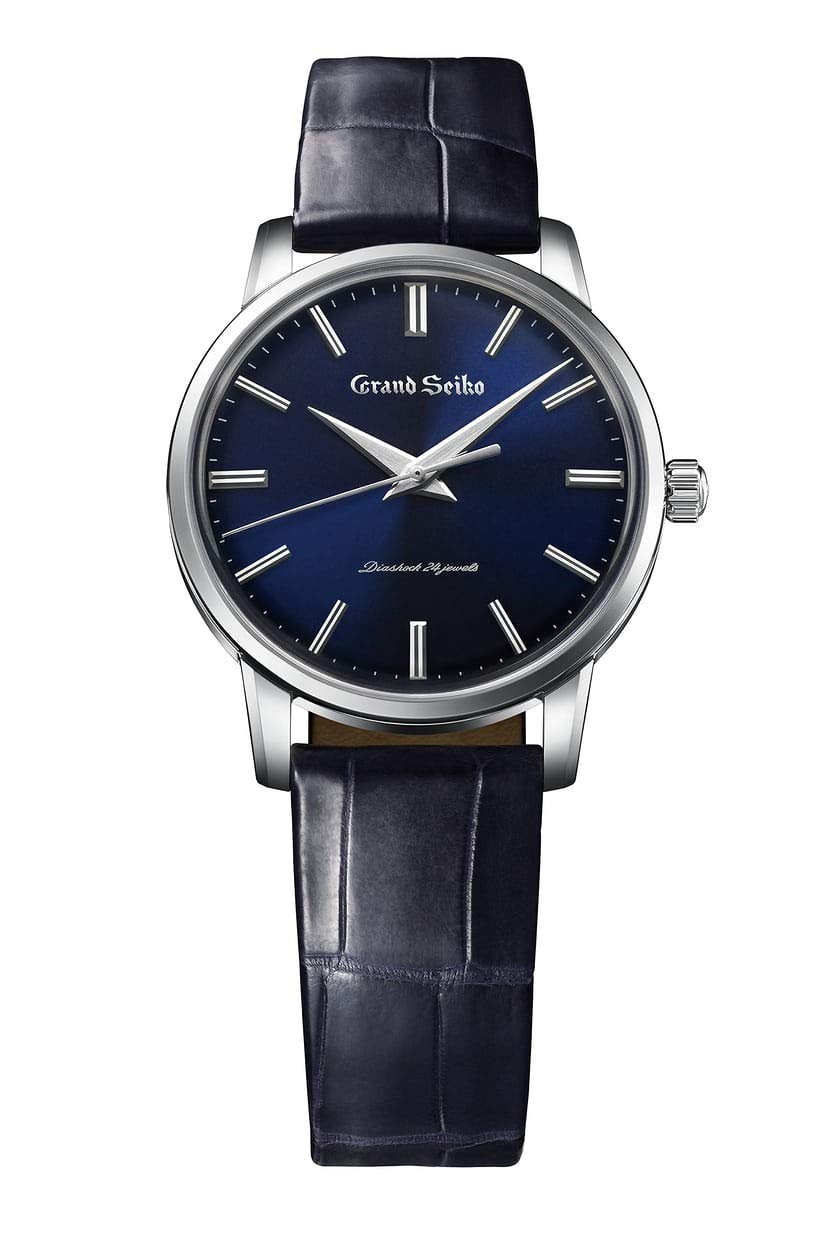 Grand Seiko Elegance Manual Wind Blue Re-Creation Watch, SBGW259