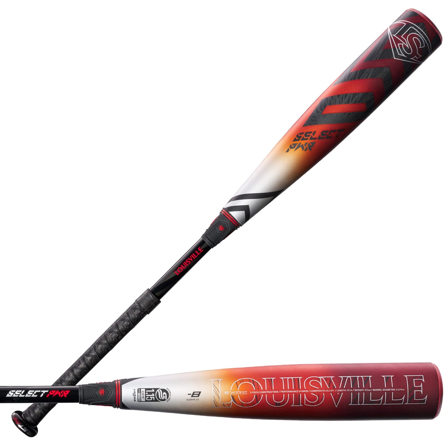 Louisville Slugger 2023 Select PWR™ (-8) USSSA Baseball Bat - 31"/23 oz