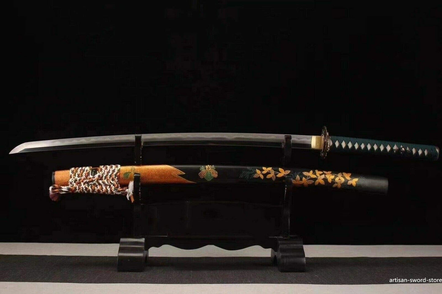 PJXC Japanese Samurai Katana Ground Muscle Steel Clay Tempered Razor Sword Sharp