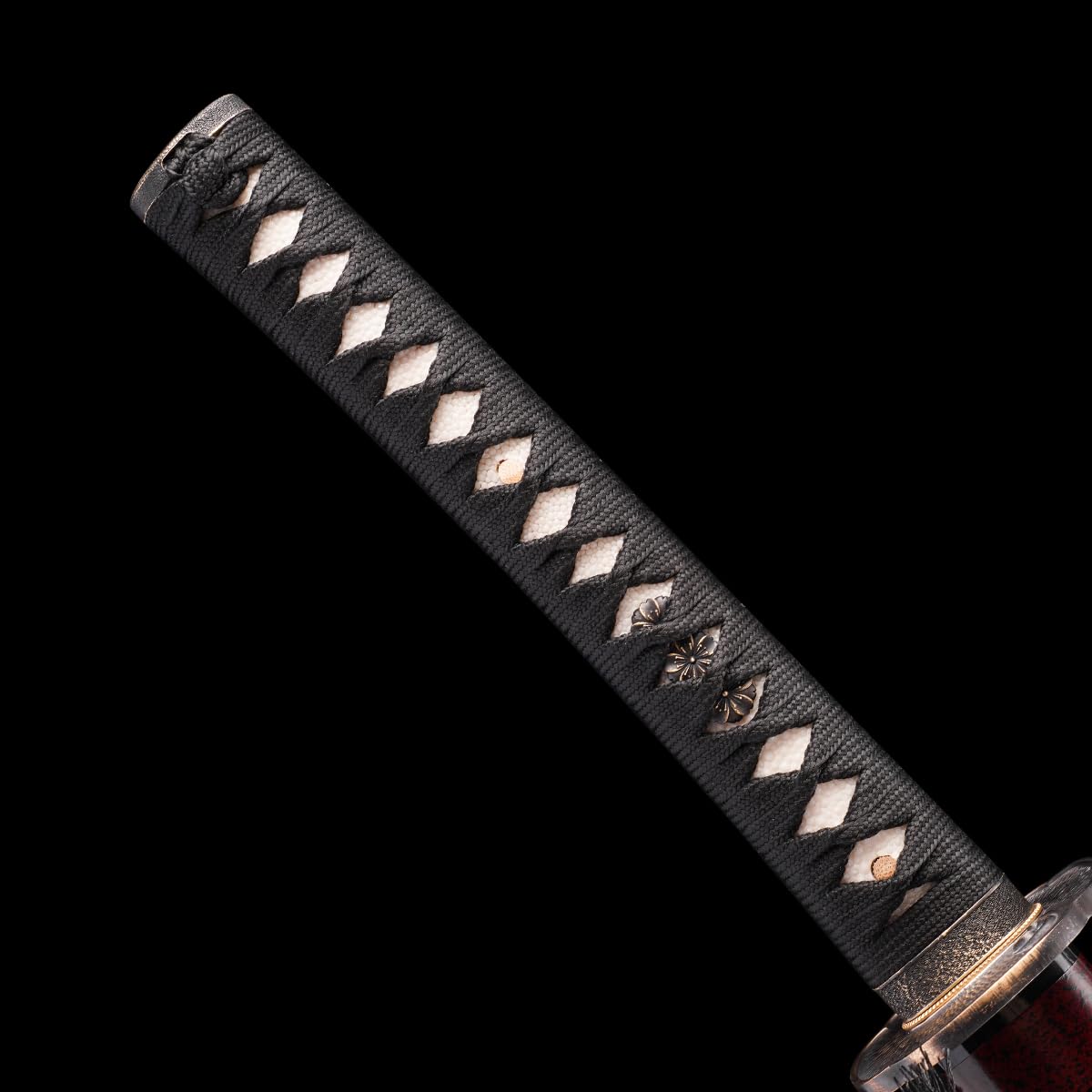 ShadowDancer Handmade Full Tang Katana Sword - Authentic Dojo Tyrannosaurus 9260 Steel Shinogi Zukuri Katana, Clay Temper, and Sharp Edge, Perfect for Iaido, Martial Arts Practitioners, and Collectors