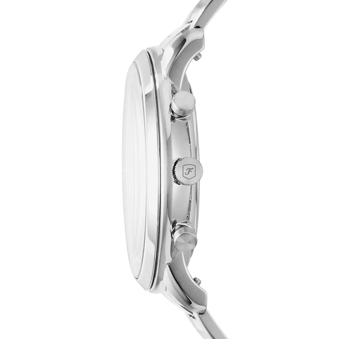 Fossil Men's Neutra Quartz Stainless Steel Chronograph Watch, Analog Watches for Men, Color: Silver/Black Dial (Model: FS5384)