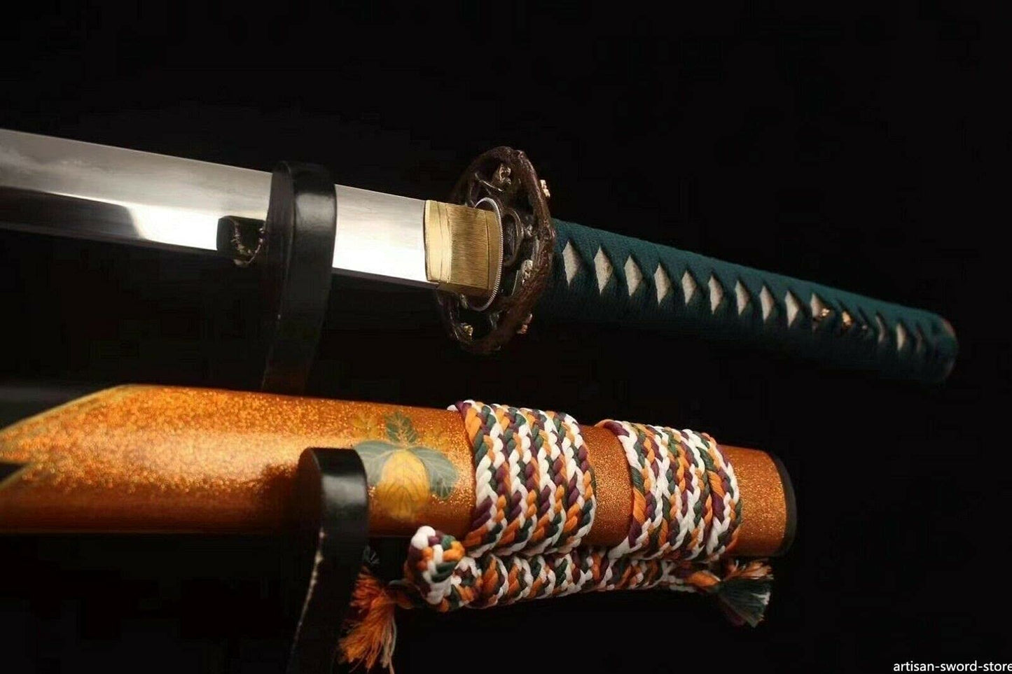 PJXC Japanese Samurai Katana Ground Muscle Steel Clay Tempered Razor Sword Sharp