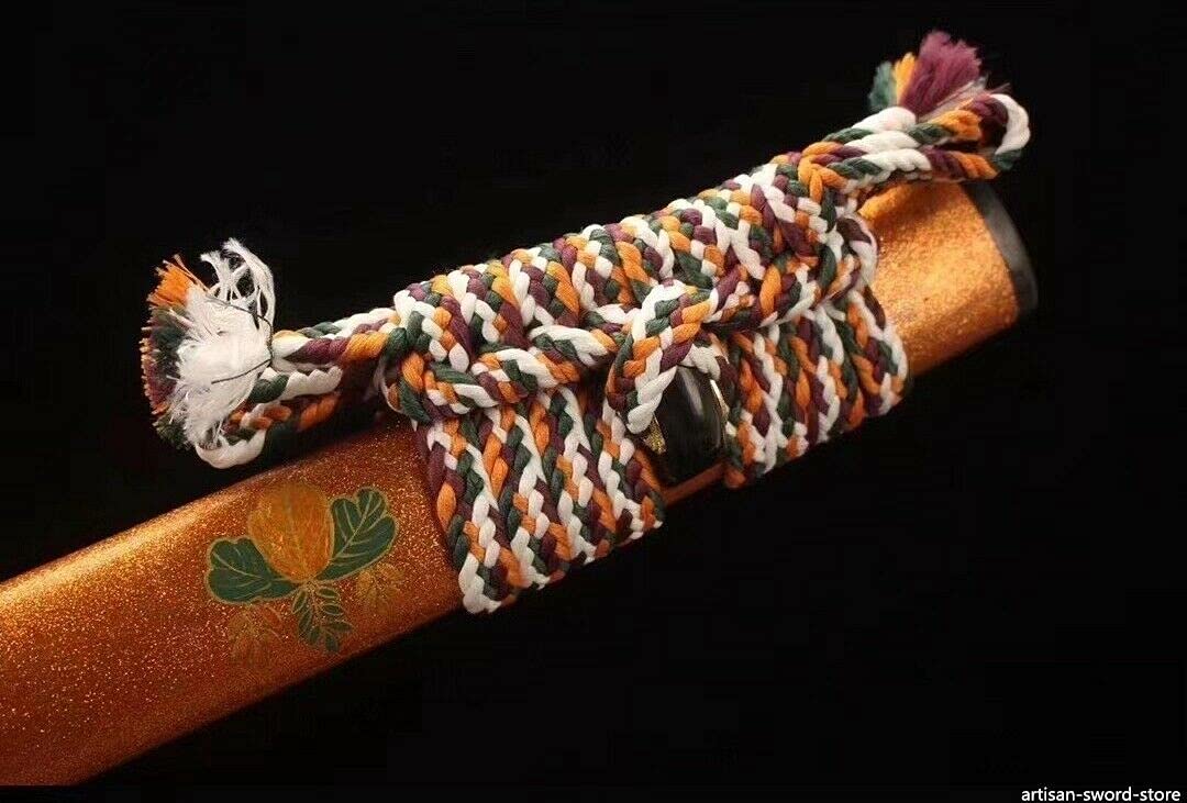 PJXC Japanese Samurai Katana Ground Muscle Steel Clay Tempered Razor Sword Sharp