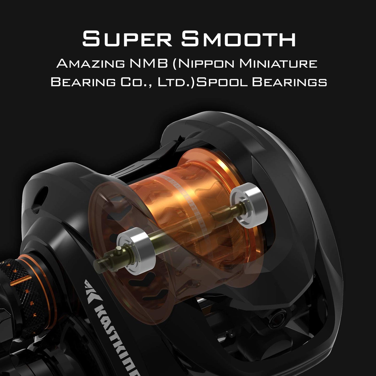 KastKing Zephyr Bait Finesse Baitcasting Reel, Carbon Fiber Fishing Reel, Drag Clicker Version, Bait Finesse Casting Reel, Right Hand