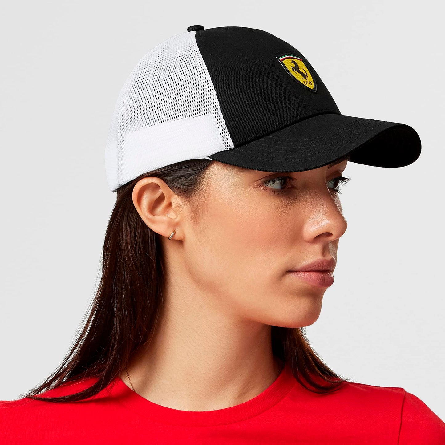 Scuderia Ferrari - Trucker Hat - Unisex - Black - Size: One Size
