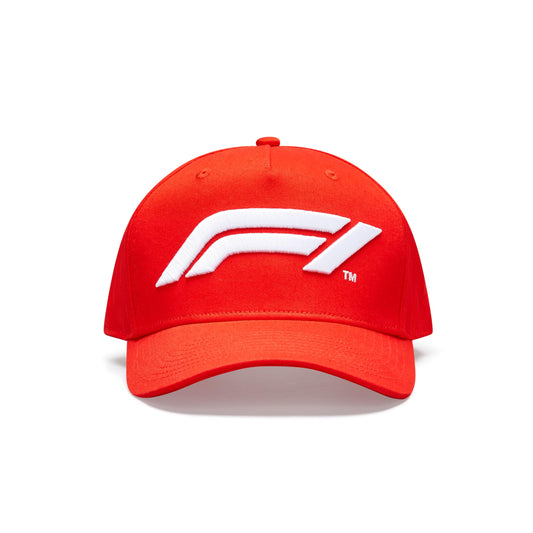 Unisex Formula 1 F1 Tech Collection Large Logo Baseball Cap, Red, One size