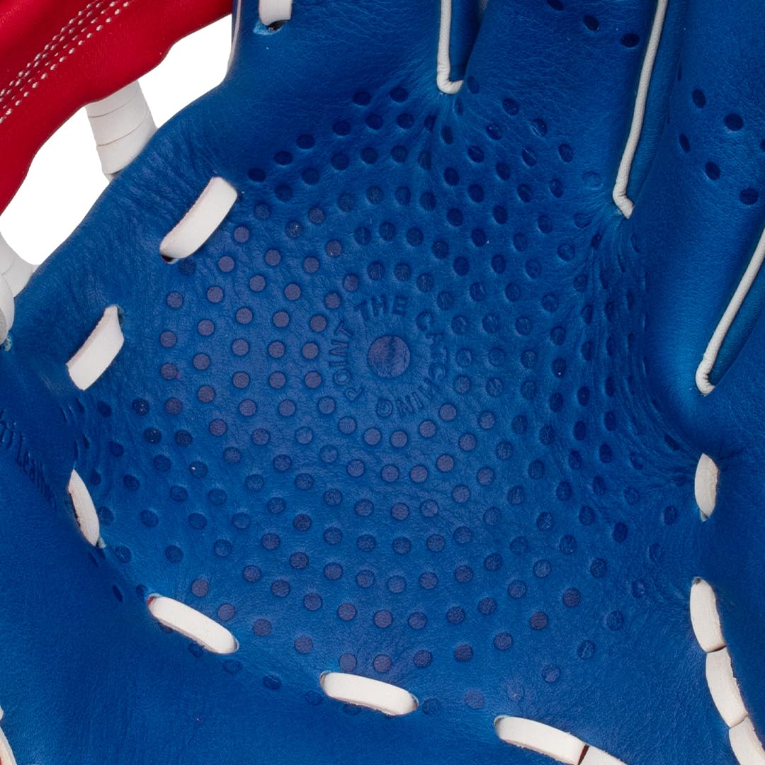 SSK Z5 Craftsman Infield Baseball Glove – 11.25” - 11.5” - 11.75” - 12” – Right & Left Hand Throw (Royal/White/Red, 11.5" - Left Hand Throw)