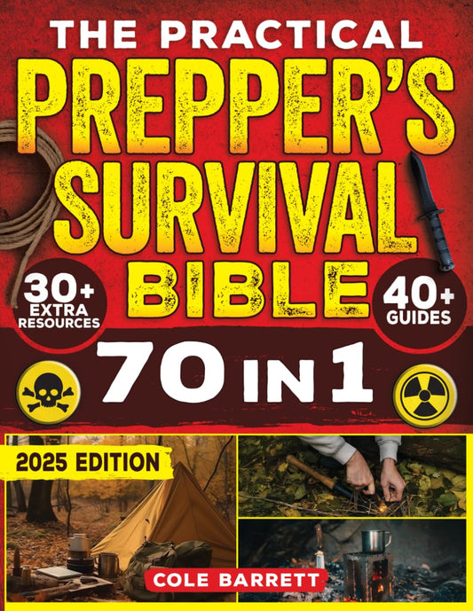 The Practical Prepper’s Survival Bible: Your Complete Guide To Crisis Preparation With 100+ No Grid Survival Projects, Homesteading, Canning, Off Grid Living, Medicine, Water Filtration & More
