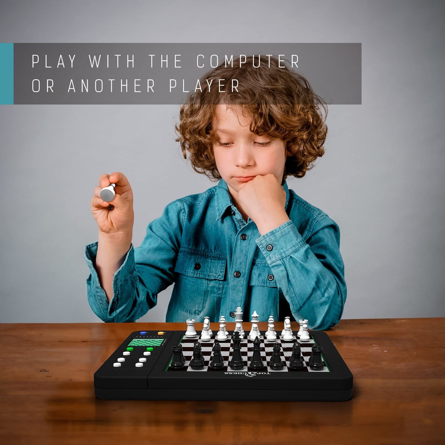 TOP 1 CHESS Board Electronic Chess Games, Talking Coach Electronic Chess Board with Multi-Level Skills, Best Electronic Chess Set for Players of All Levels Ages Kids and Adults