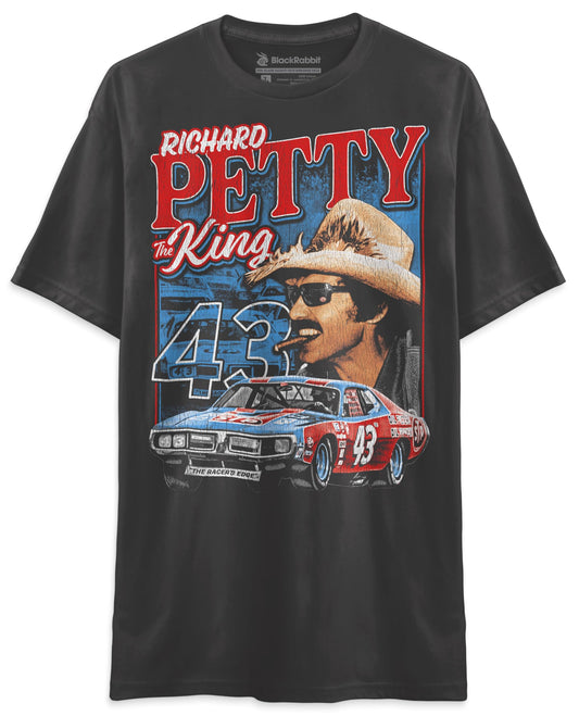 90s Racing Richard The King Petty Retro Vintage Race Car Unisex Classic T-Shirt (Soft Premium Tee - Graphite, 3X-Large)