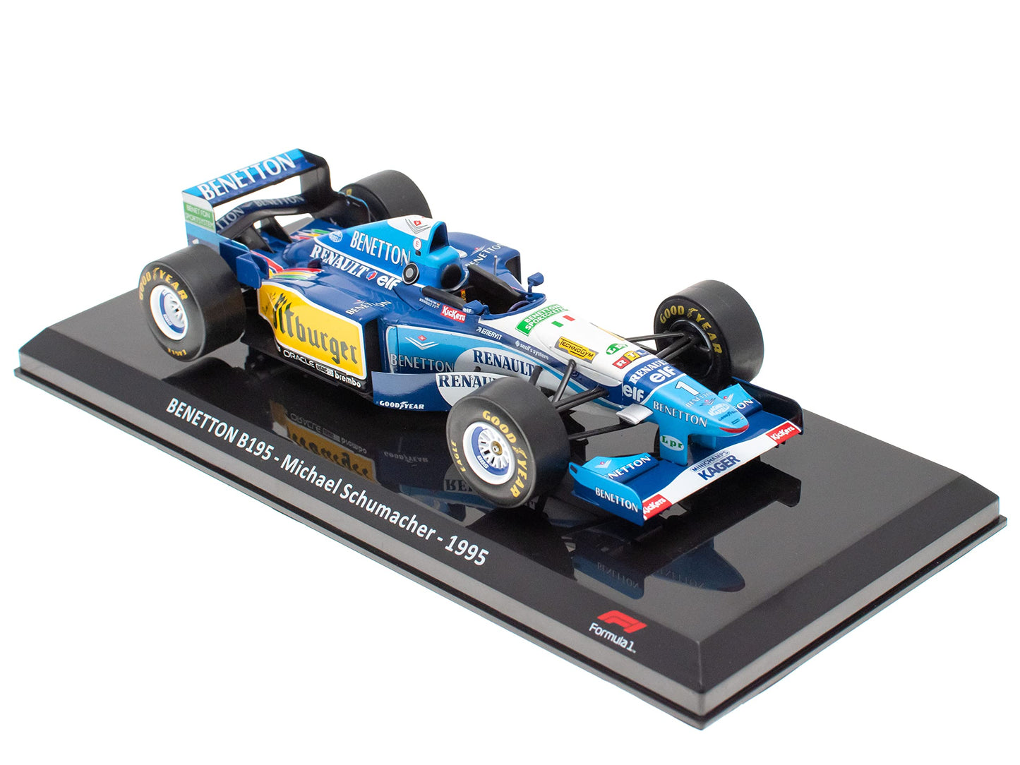 - Formula 1 car 1/24 Compatible with Benetton B195 Michael Schumacher 1995 - OR006