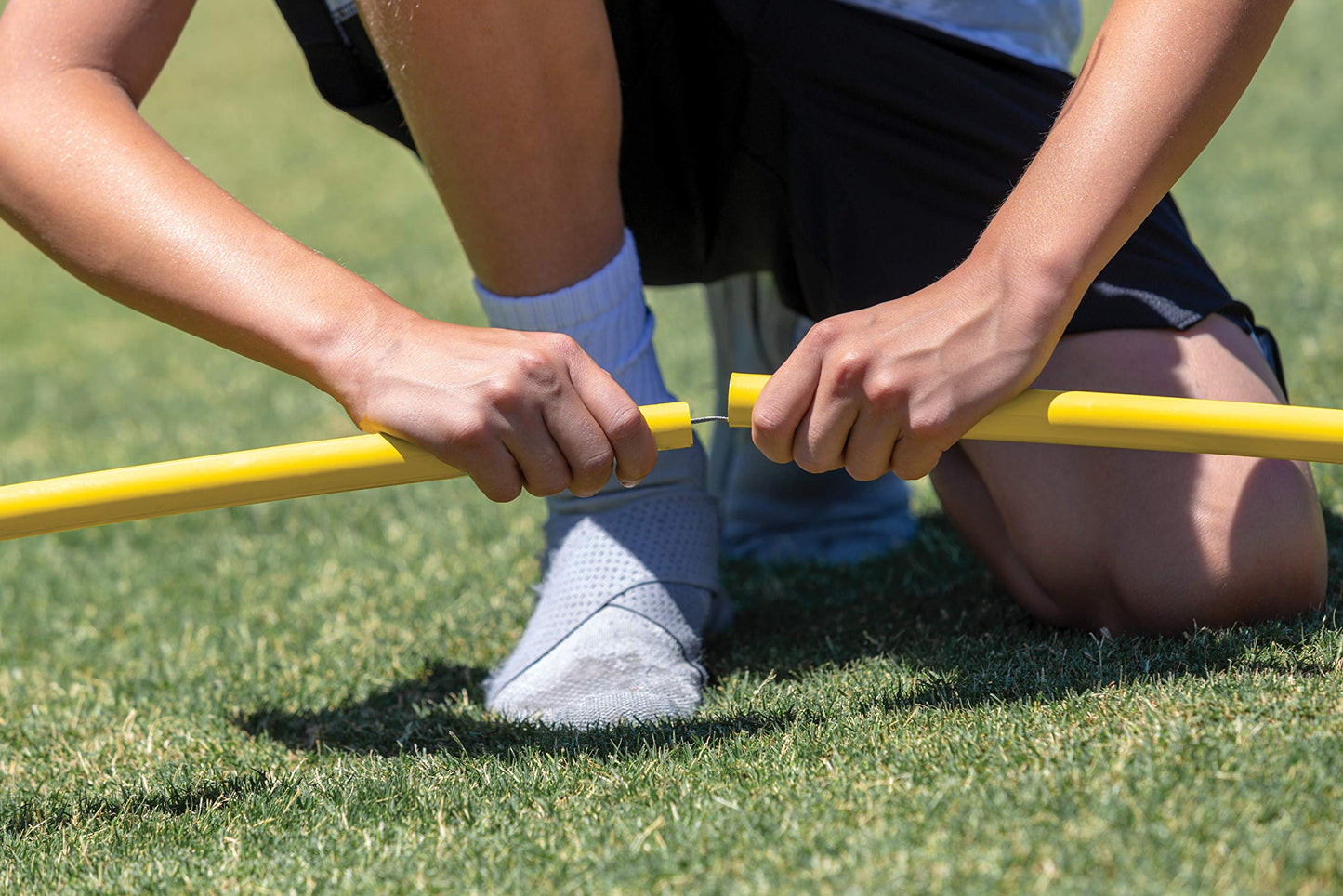 SKLZ Quickster Portable Football Training Net for Quarterback Passing Accuracy (7x7 Feet)