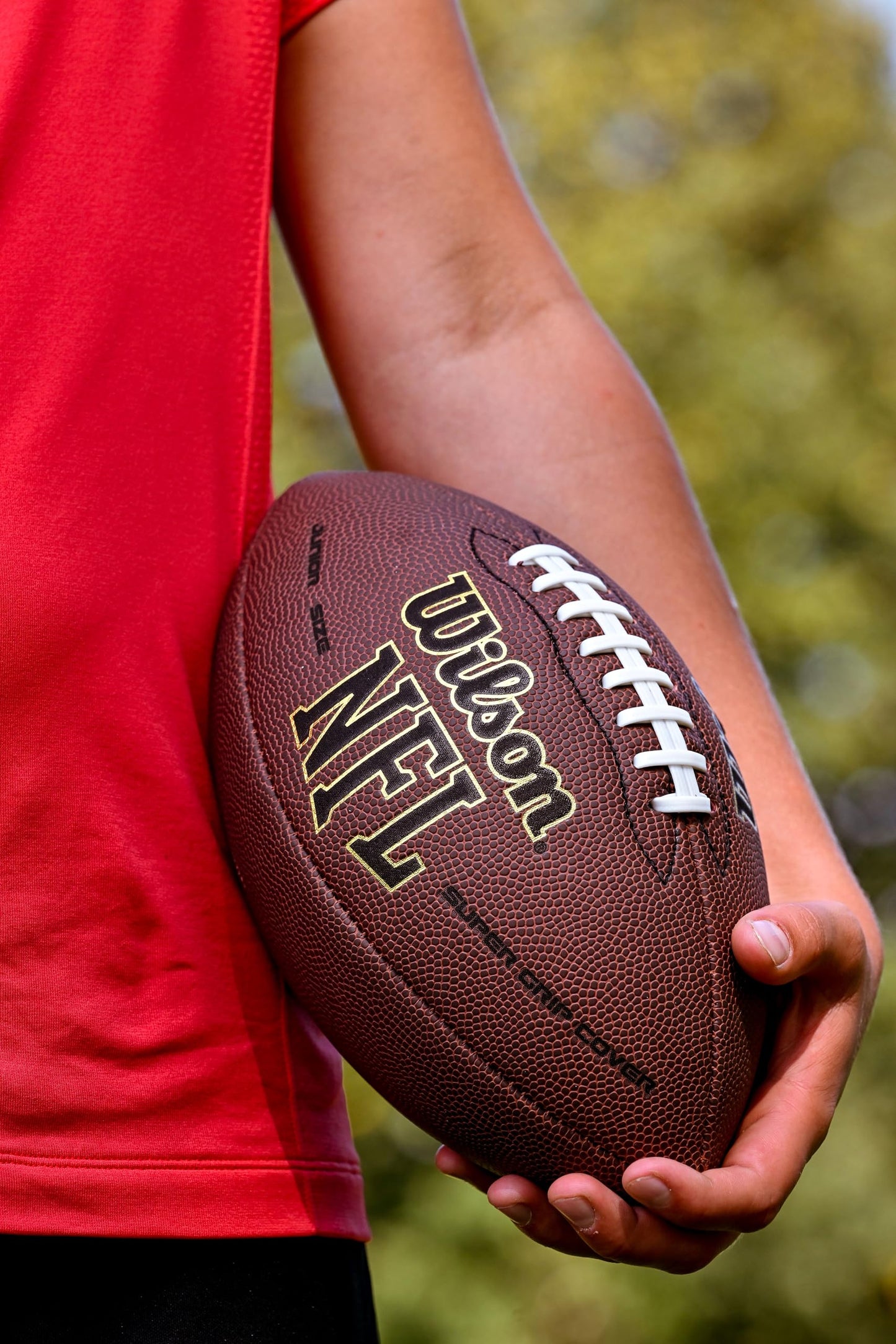 Wilson NFL Super Grip Composite Football - Official Size, Brown
