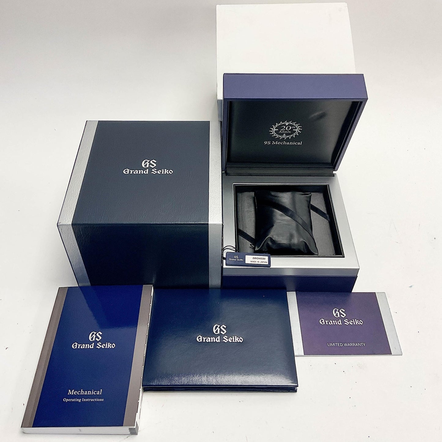 Grand Seiko mens watches Elegance Caliber 9S 20th Anniversary Limited Edition SBGM235