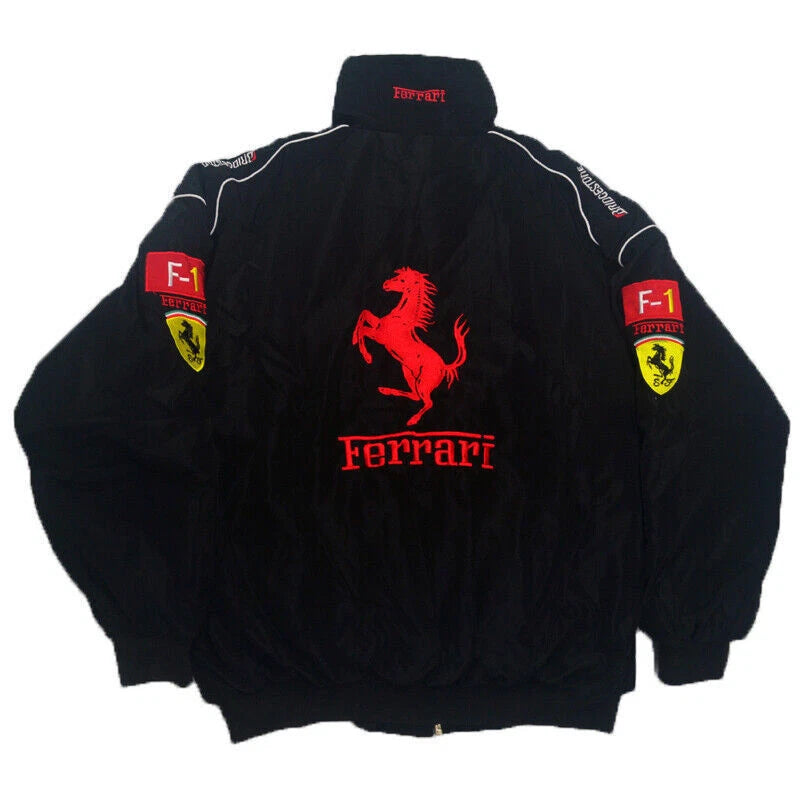 Ferrari Black Jacket Vintage